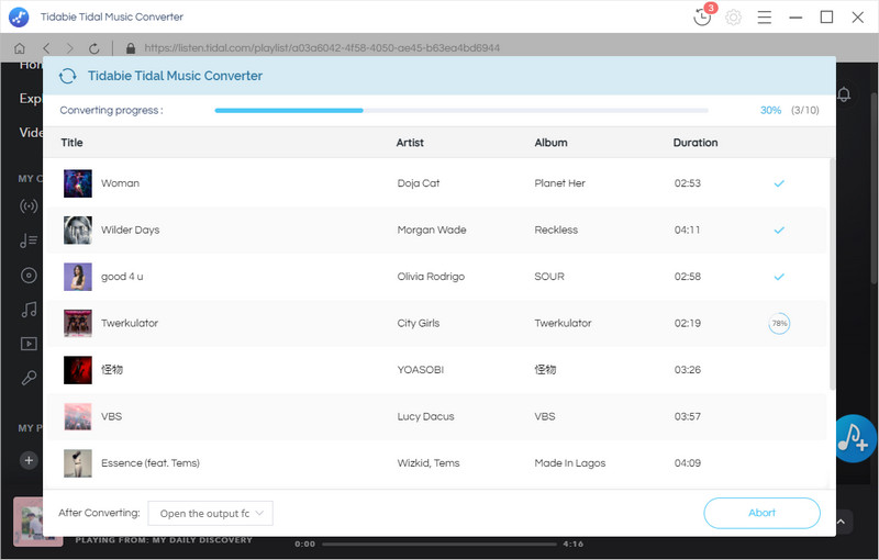 converting albums