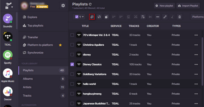 move tidal playlists to spotify