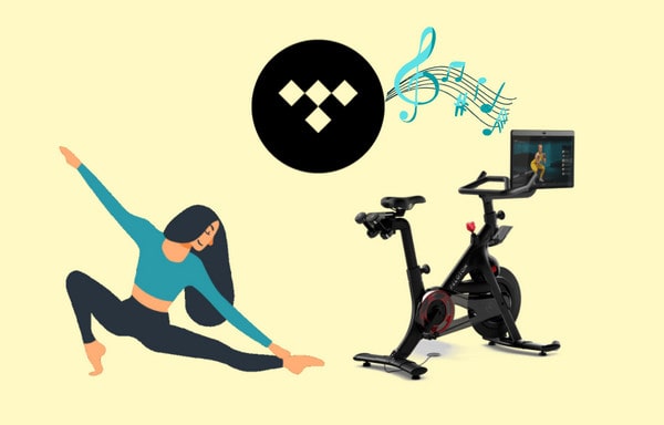 play tidal music on peloton bike