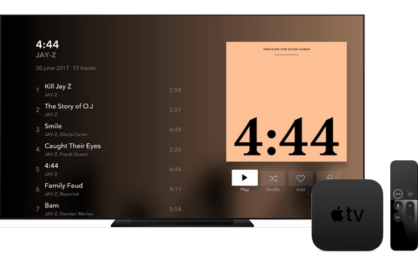 Play Tidal Music on Apple TV