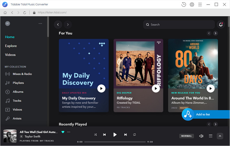 main-interface