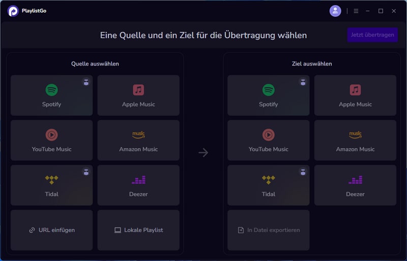 playlistgo interface