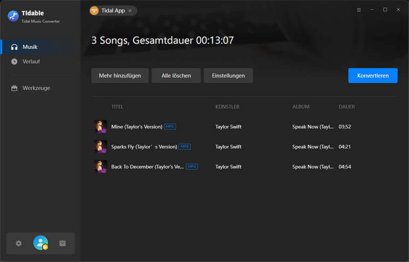 convert songs