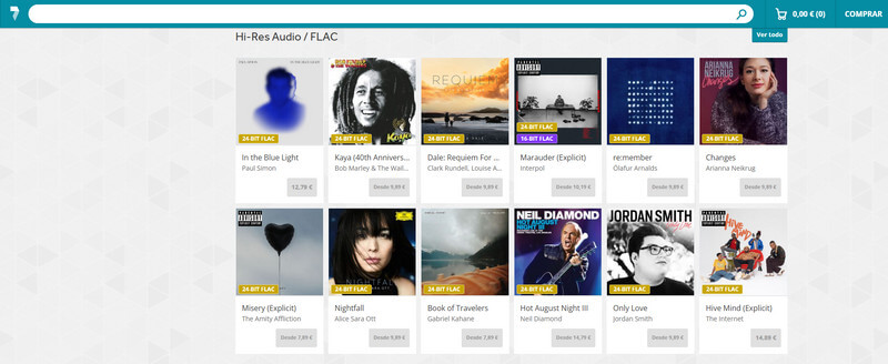 descargas de música flac desde 7digital