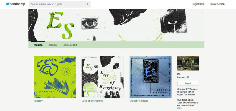 descargador de música flac : bandcamp