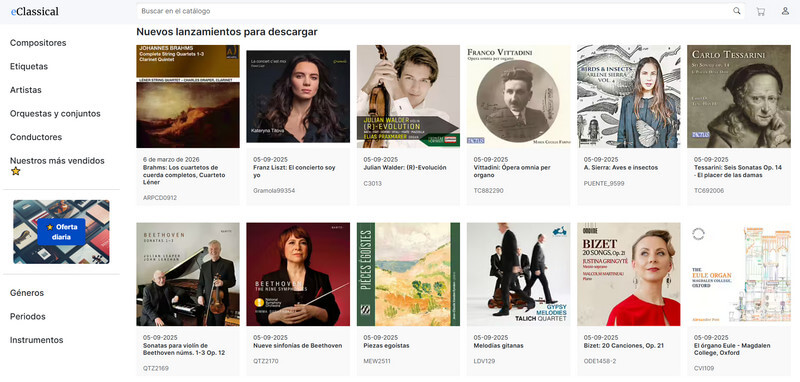 descargador gratuito de música flac : eclassical