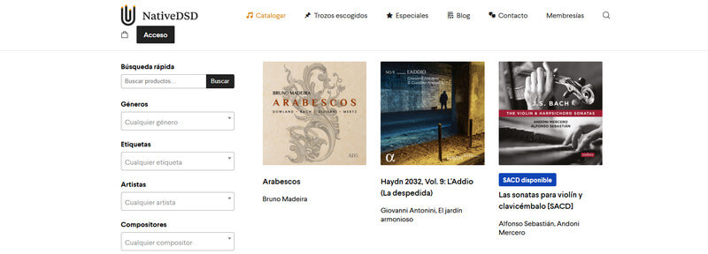 descargador de música flac: nativedsd