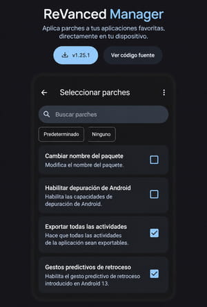 administrador revanced