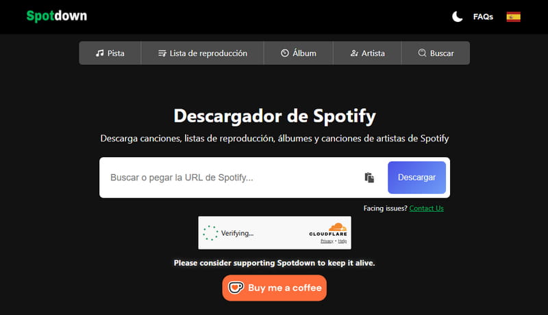 conversor de spotify a mp3: spotdown