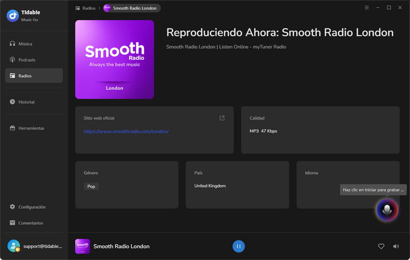 reproducir radio