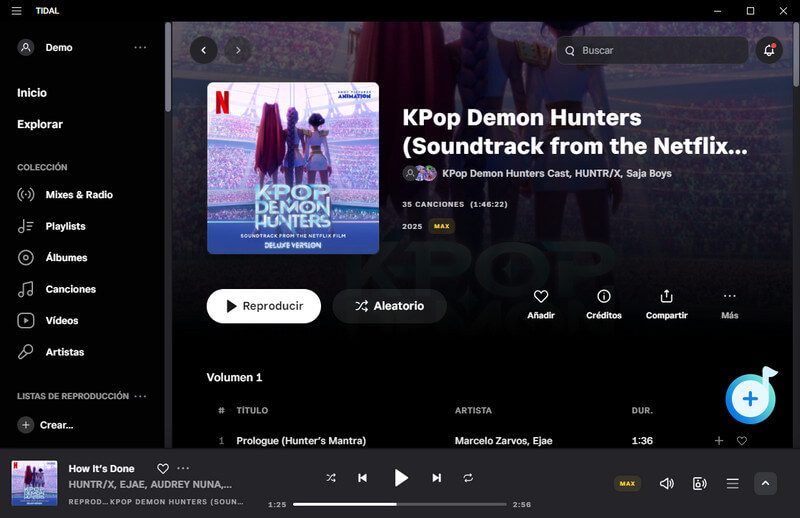 elegir un álbum flac para descargar