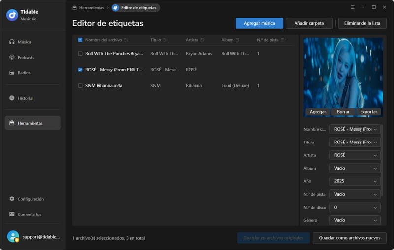 editor de etiquetas