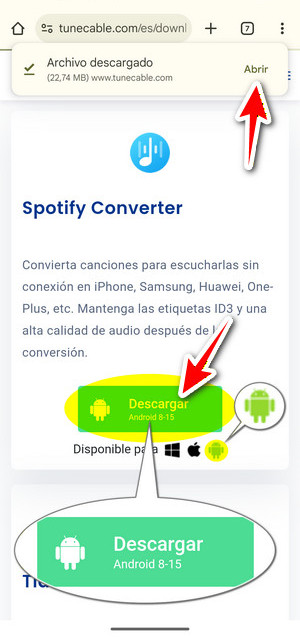 descargar tunecable spotify apk