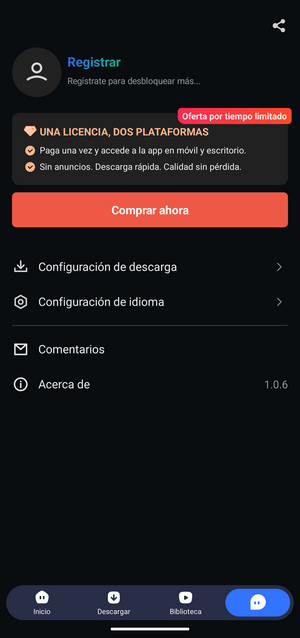 perfil de tunecable spotify apk