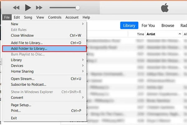 add songs to itunes library