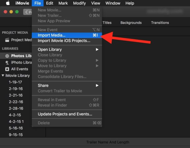 add music to imovie on mac