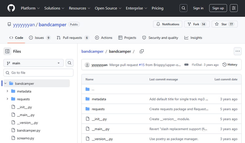bandcamper bandcamp downloader