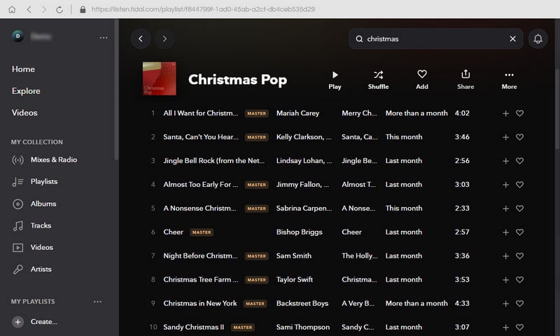 christmas pop playlist