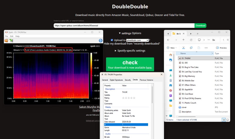 doubledouble Qobuz downloader