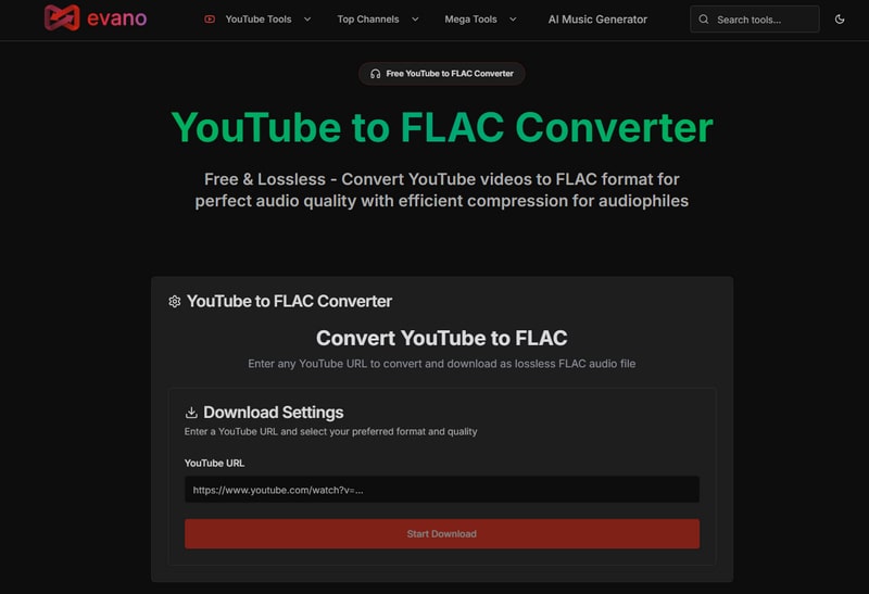 evano youtube to flac converter