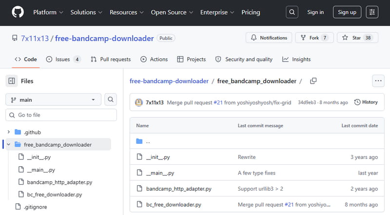 free bandcamp downloader