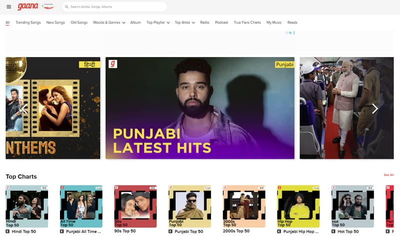 download hindi songs from gaana