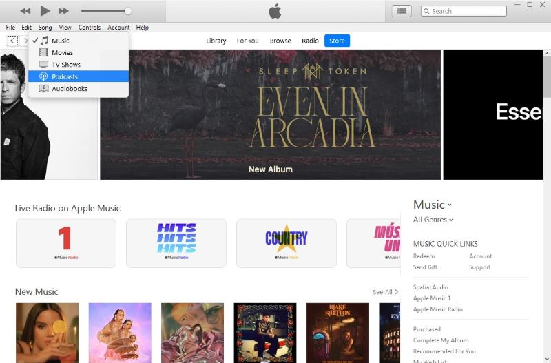 itunes apple podcast