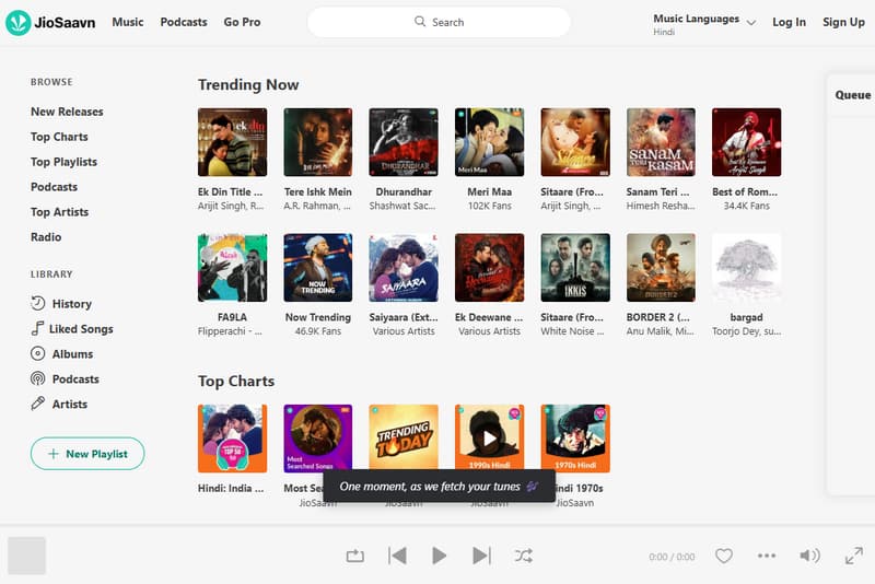 download hindi songs from jiosaavn