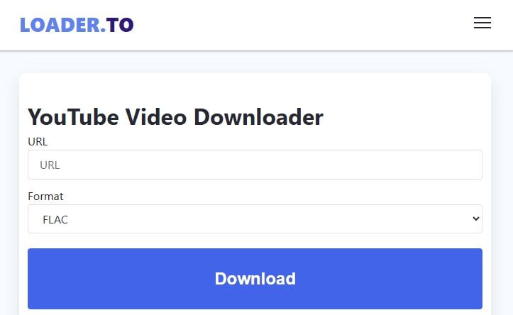 loaderto youtube to flac converter