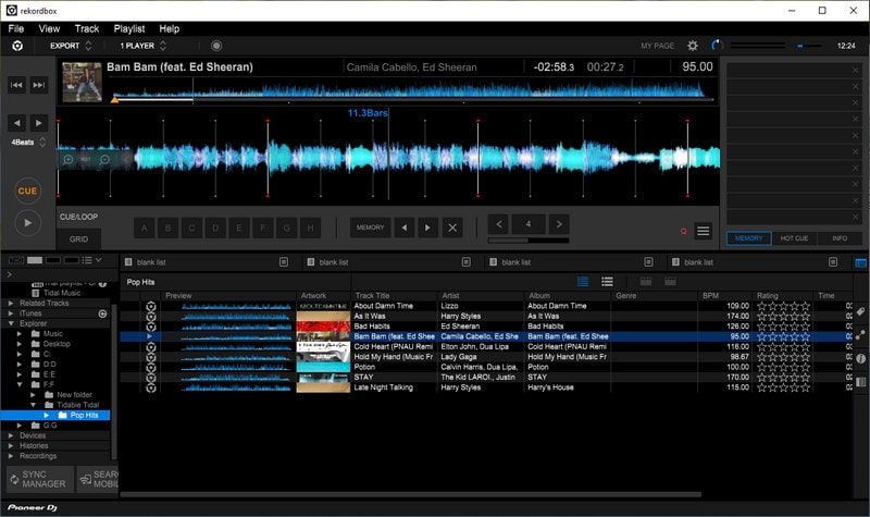 mix tidal music with pioneer dj rekordbox