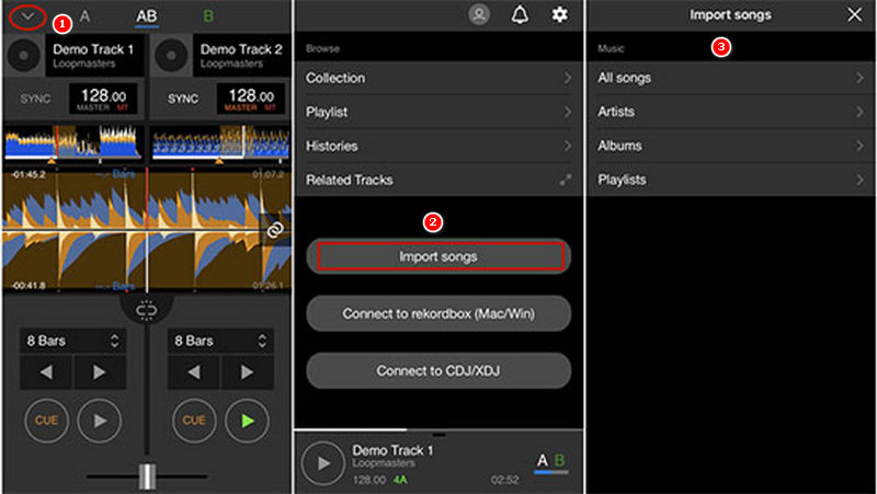 rekordbox import on mobile