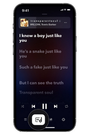 see lyrics on tidal mobile