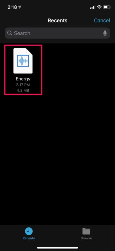 select music files to imovie on iphone