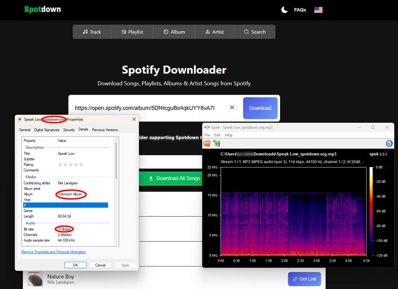 spotify to mp3 converter: spotdown