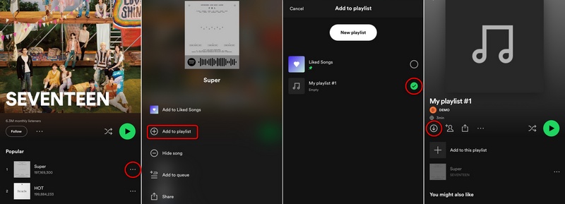 download spotify music on mobile
