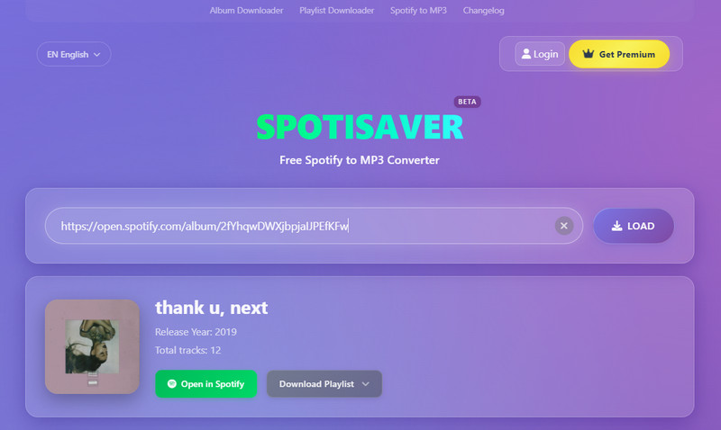 spotify to mp3 converter: spotisaver