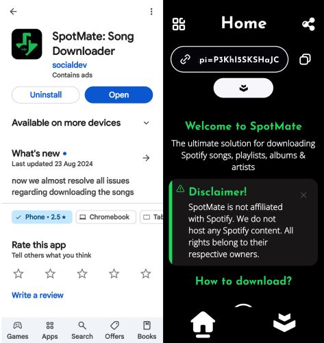 spotmate installation