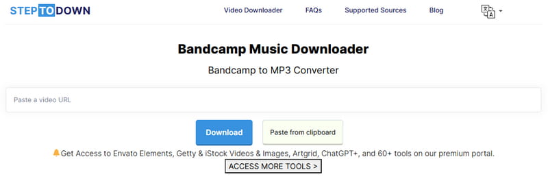 steptodown bandcamp downloader