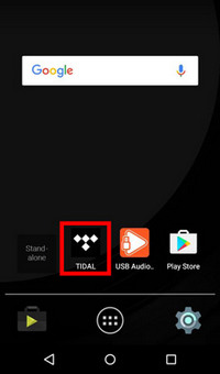 tidal app onkyo audio player