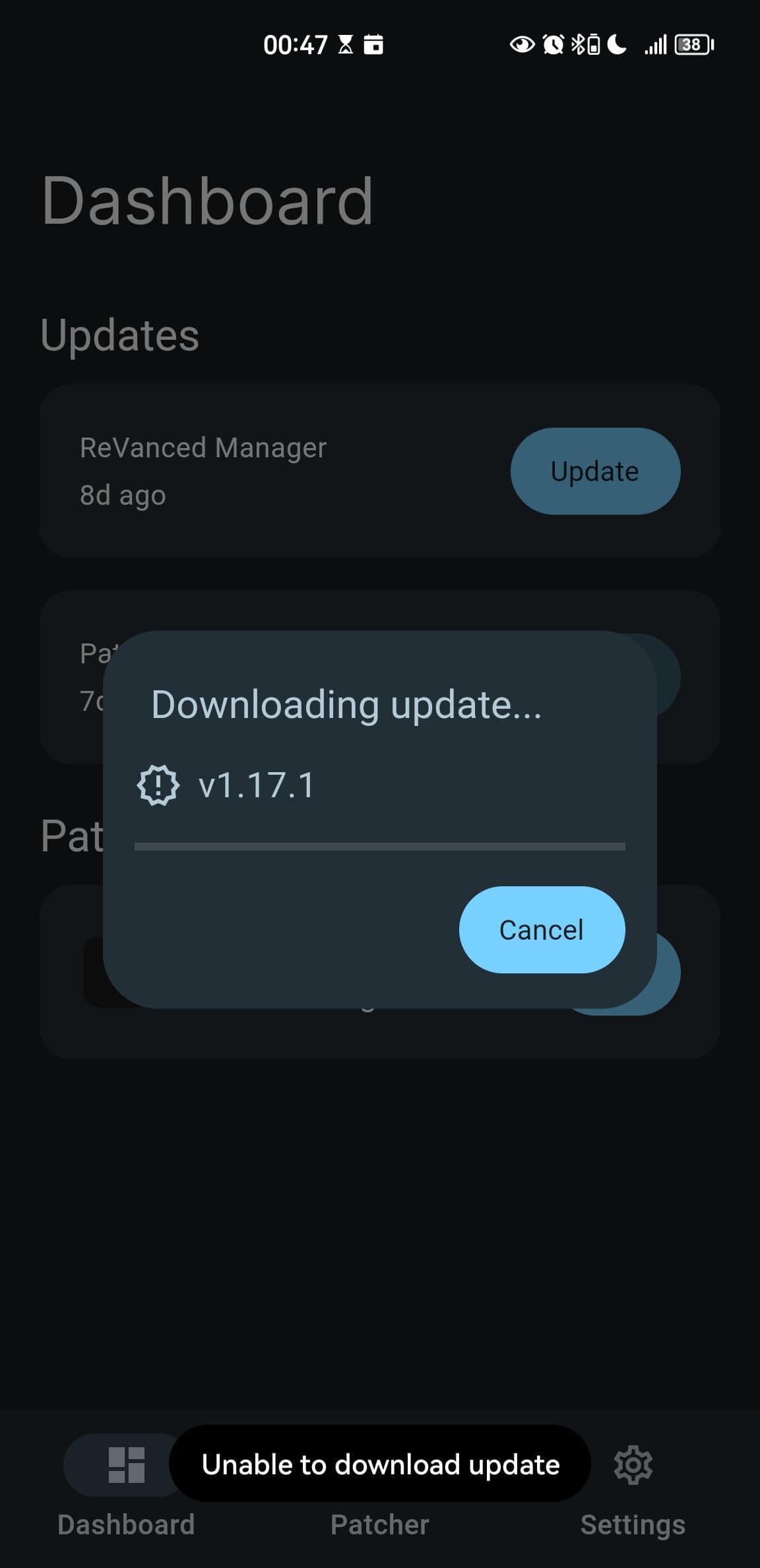 update revanced manager