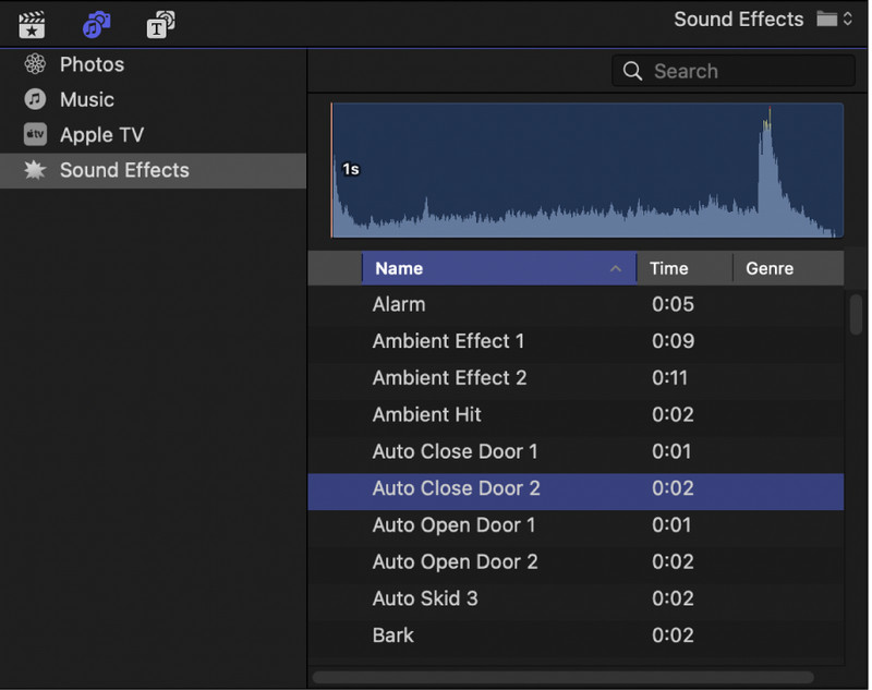 add tidal music to final cut pro