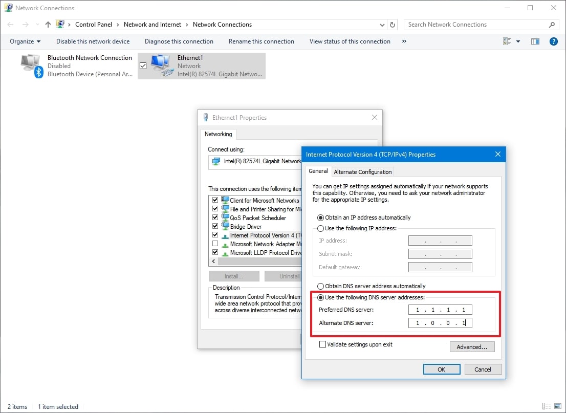 windows dns
