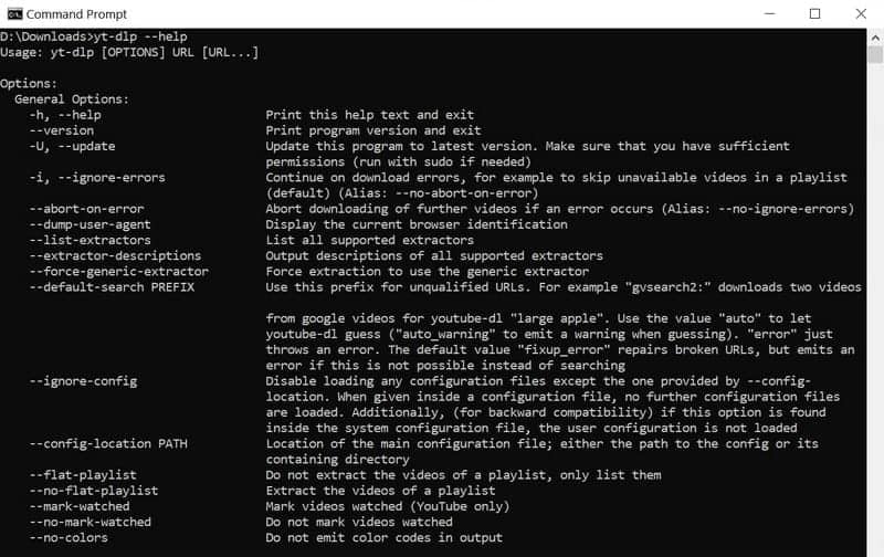 yt-dlp youtube playlist downloader