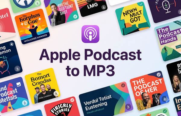 apple podcast to mp3