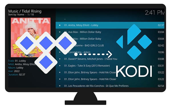 Tidal-Musik auf Kodi abspielen