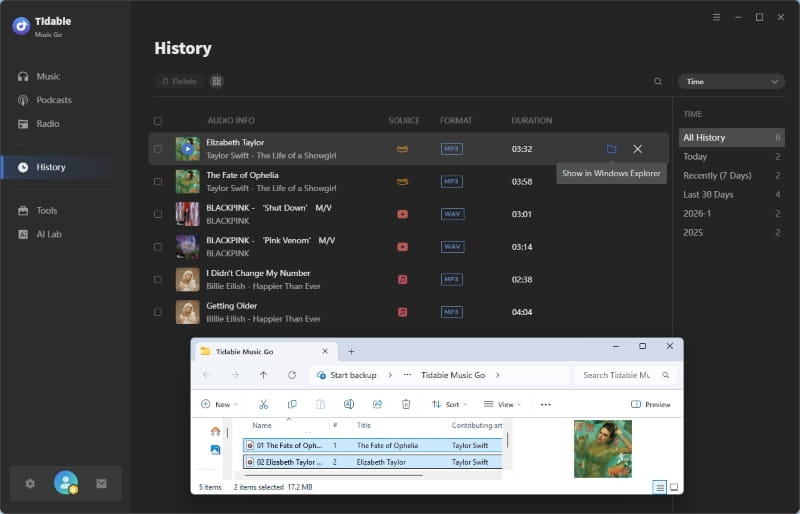 converted amazon music