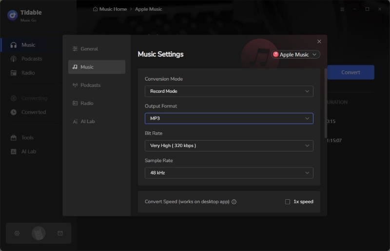 apple music settings