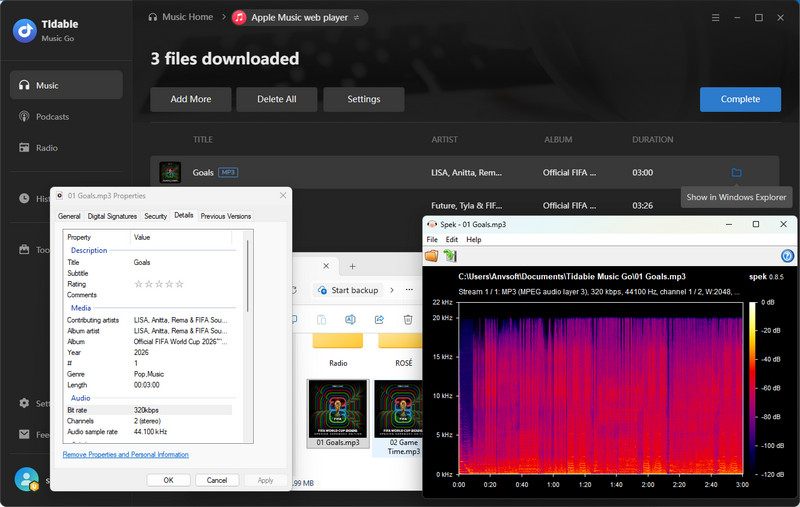 check converted World Cup Songs