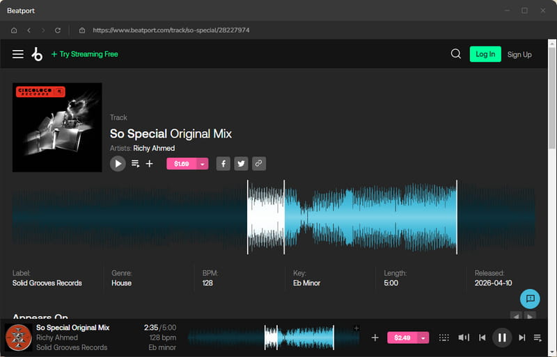 bandcamp playing