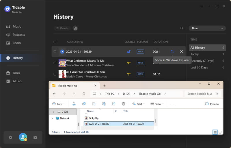 recorded instagram audio